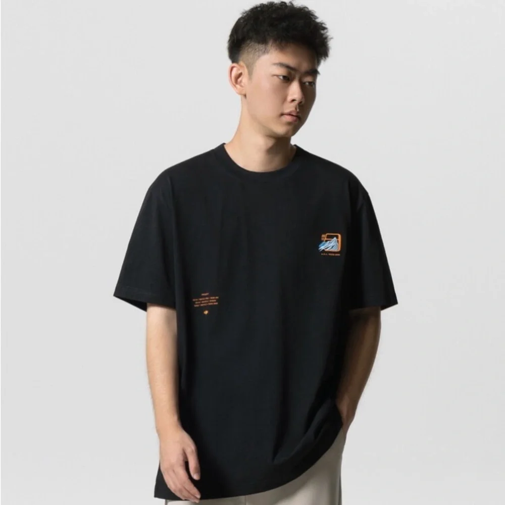 Black DJI Graphic T-Shirt - Picture 2 of 5